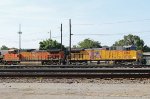 UP 6568 & BNSF 5368 in Pomona Yard